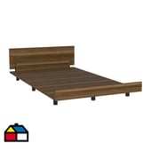 TUHOME - Cama Kaia single caramelo wengue