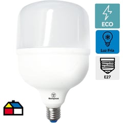 BP ILUMINACION - Ampolleta Led T-Bulb T140 60W 5000 Lúmenes Luz Fría E27