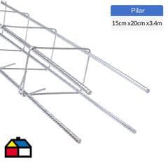 GENERICO - 15x20cm x3.4 m Pilar 1520 Acma