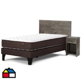 ROSEN - Cama Ergo T 1.5 plazas Café