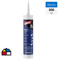 LANCO - Silicona baño y cocina aluminio 300ml