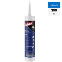 LANCO - Silicona baño y cocina aluminio 300ml