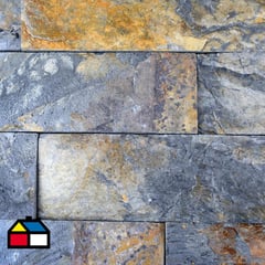 SIN MARCA - Piedra Natural PDO1015 10x40 cm Gris Óxido 15 m2