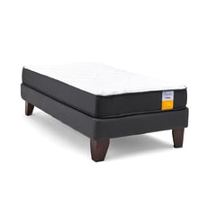 DRIMKIP - Cama Europea Funcional 1 Plaza BN 90 X 190 cm