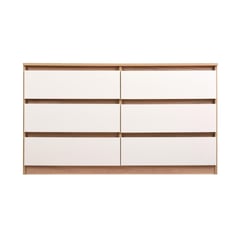 CIC - Cómoda 6 Cajón(es) Nordica 120x69x45 cm Blanco