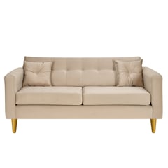 BODEVIR - Sofa New Retro 3C Felpa 01 Beige