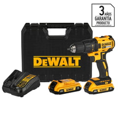 DEWALT - Taladro Inalámbrico Atornillador 20 V/2 Baterías/Maleta