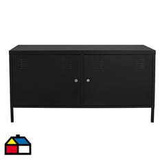 MALETEK - Tv Cabinet 2 puertas negro