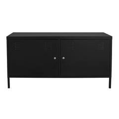 MALETEK - Tv Cabinet 2 puertas negro