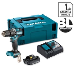 MAKITA - Taladro Percutor Inalámbrico 13 mm 18 V Con Batería