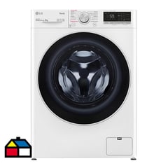 LG - Lavadora Secadora 9/5 kg Blanco WD9WVC4S6