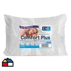 DIB - Pack 2 almohadas Comfort Plus