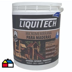 undefined - Pintura para Maderas Micromembrana Satinado 4 l caoba