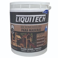 MERCLIN - Pintura para Maderas Micromembrana Satinado 4 l caoba