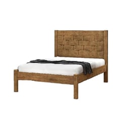 BE DESIGN - Cama 2 plazas Layla cedro