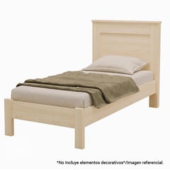 BE DESIGN - Cama 1 plazas Munique vainilla