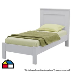 BE DESIGN - Cama 1 plazas Munique blanco