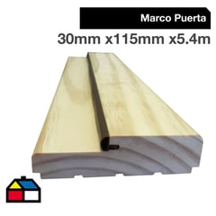 HOLZTEK - Juego Marco Puerta Pino 30x115x5400 (Con Burlete)