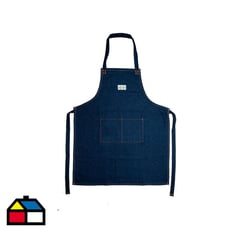 DECO EXPRESS - Delantal de cocina jeans azul