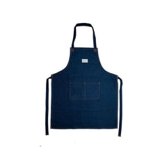 DECO EXPRESS - Delantal de cocina jeans azul