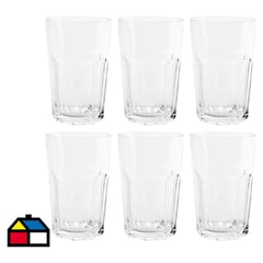 DECO EXPRESS - Set 6 vasos andres 300 ml