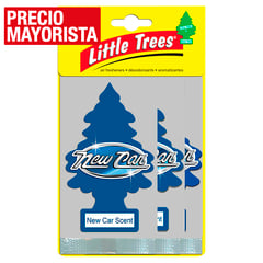 LITTLE TREES - Aromatizante Pinito 3-Pack fragancia New Car