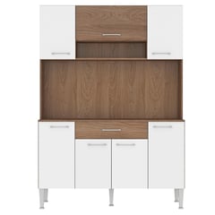 VEKKAHOME - Kit cocina vic 120X38X174bco/café