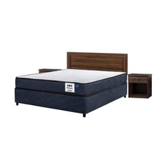 FLEX - Cama Americana Moon 2 Plazas 150x190 cm + Set Muebles Asturias