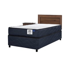 FLEX - Cama Americana Moon 1.5 Plaza 105x190 cm + Set Muebles Asturias