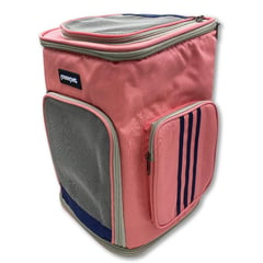 GENERICO - Mochila Transportadora para Perro 59x47x57 cm Rosado