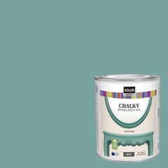 KOLOR - Pintura Tizada Chalky Verde Océano Mate 1L