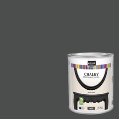 KOLOR - Pintura Tizada Chalky Negro Carbón Mate 1L