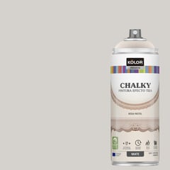 KOLOR - Pintura Tizada Chalky en Spray Rosa Pastel Mate 400ml