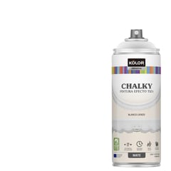 KOLOR - Pintura Tizada Chalky en Spray Blanco Lienzo Mate 400ml