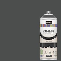 KOLOR - Pintura Tizada Chalky en Spray Negro Carbón Mate 400ml