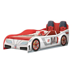 KIDSCOOL - Cama infantil Fast car blanco