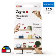 TESA - Adhesivo moldeable multiproposito sugru blanco