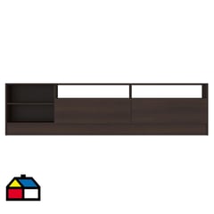 VEKKAHOME - Rack Moya 75" 180x30x47 cm café