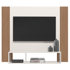 VEKKAHOME - Panel TV 42" 120x26,5x100 cm beige