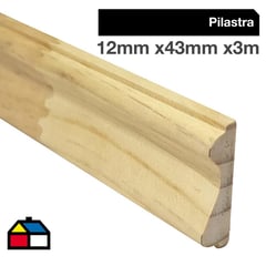 MULTIMARCA - Pilastra Madera 3 metros Café