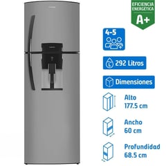 MABE - Refrigerador Top Freezer No Frost 292 Litros Platinum RMA300FWUT