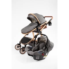 KIDSCOOL - Coche Travel Elegance 3 en 1 gris