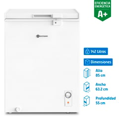 MADEMSA - Freezer Horizontal 142 Litros Blanco M150D