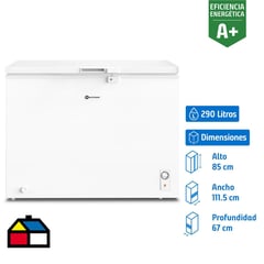 MADEMSA - Freezer Horizontal 290 Litros Blanco M300D