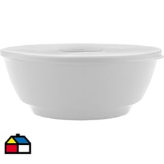 OU - Bowl luna con tapa 3.5 lt blanco