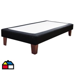 DKORA - Base Cama Europea 1.5 Plaza Box Marengo