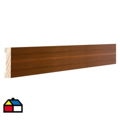 DIMFER - Pilastra Madera Pino enchapada en sapelli 10x40x244