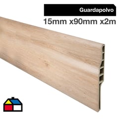 HOGA - Guardapolvo PVC 2mt x 90mm Color Arena.