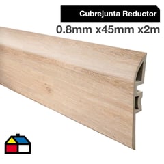 HOGA - Cubrejunta Reductor PVC 2mt x 46mm Color Arena.