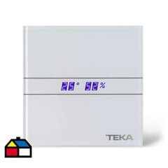 TEKA - Extractor de Baño, Higrómetro, Digital, Frente Cristal, Timer, 120 mm.